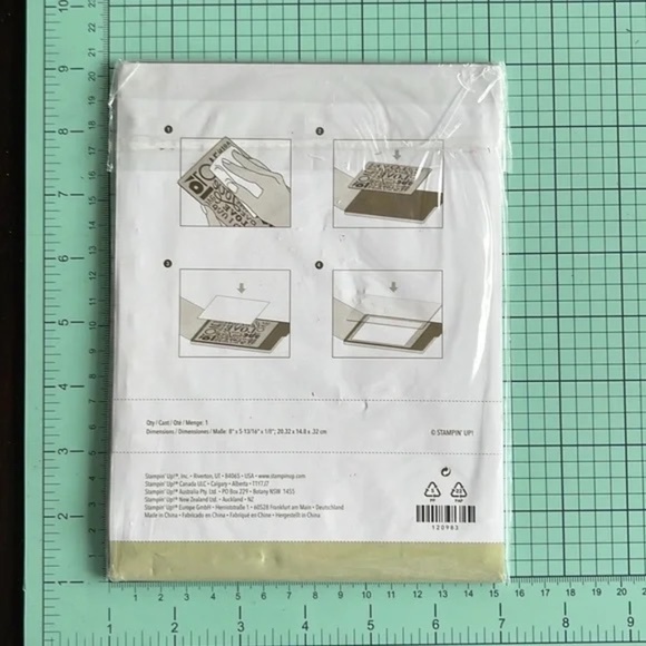 Stampin' Up! Sizzix Letterpress Plates - Picture 6 of 8